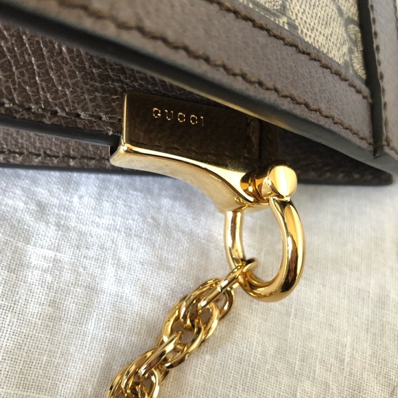 **SOLD** Gucci Small Ophidia Chain Shoulder Bag - Picture 6 of 13